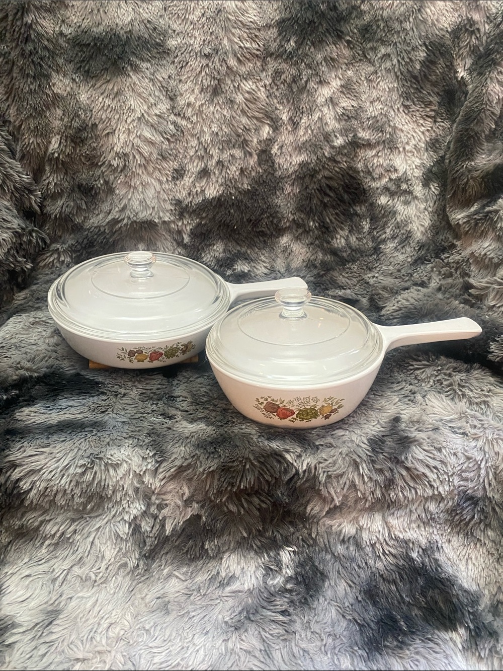 CORNING Ware Spice of Life 1 Pint Saucepan P-81-B and P-83-B 12 cm
